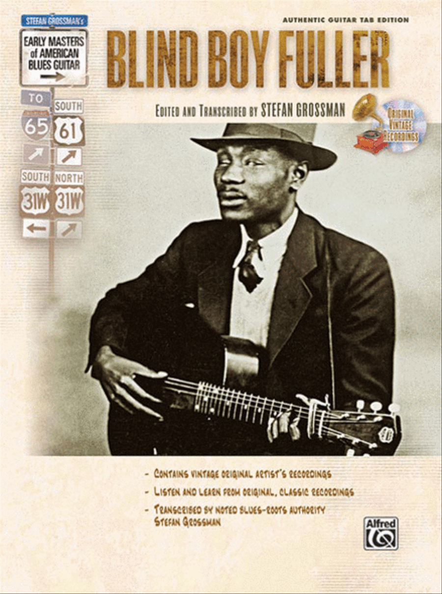 Stefan Grossman's Early Masters of American Blues Guitar: Blind Boy Fuller Acoustic Guitar scores gallery preview page 1