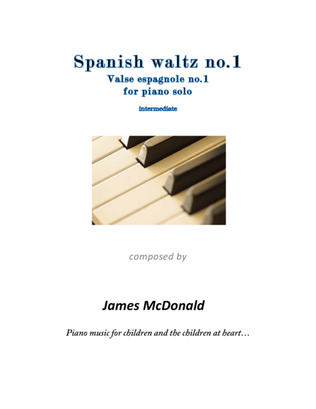 Book cover for Spanish waltz no. 1