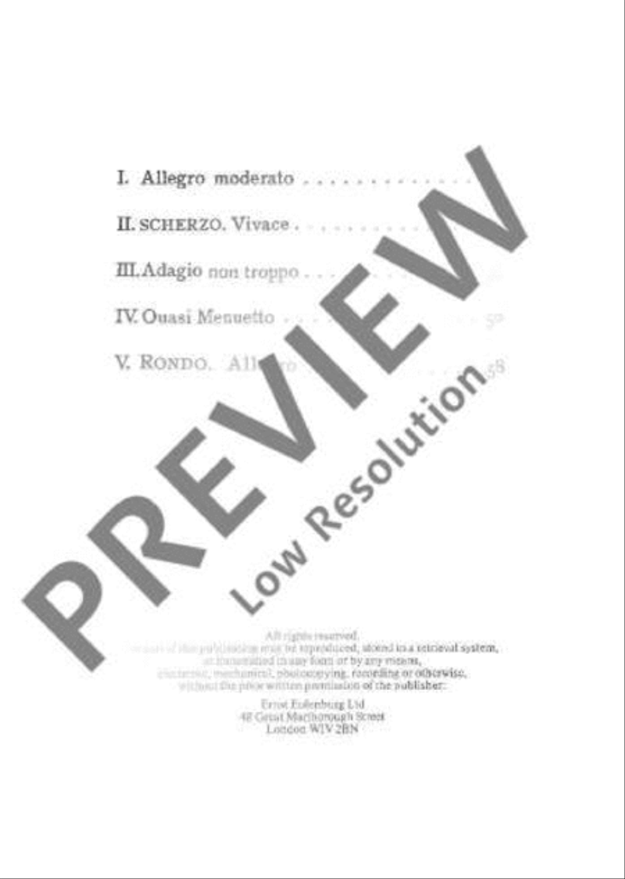 Serenade for Orchestra A major Orchestra scores gallery preview page 3
