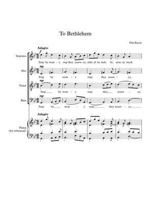 Book cover for To Bethlehem - Unaccompanied choir