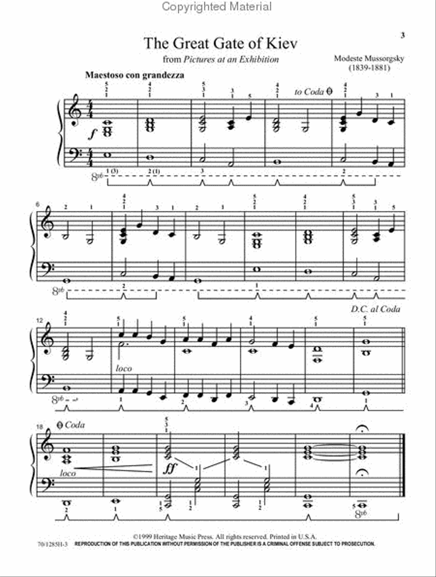 Mastering Melodies: Favorite Orchestral Works Piano Solo scores gallery preview page 3