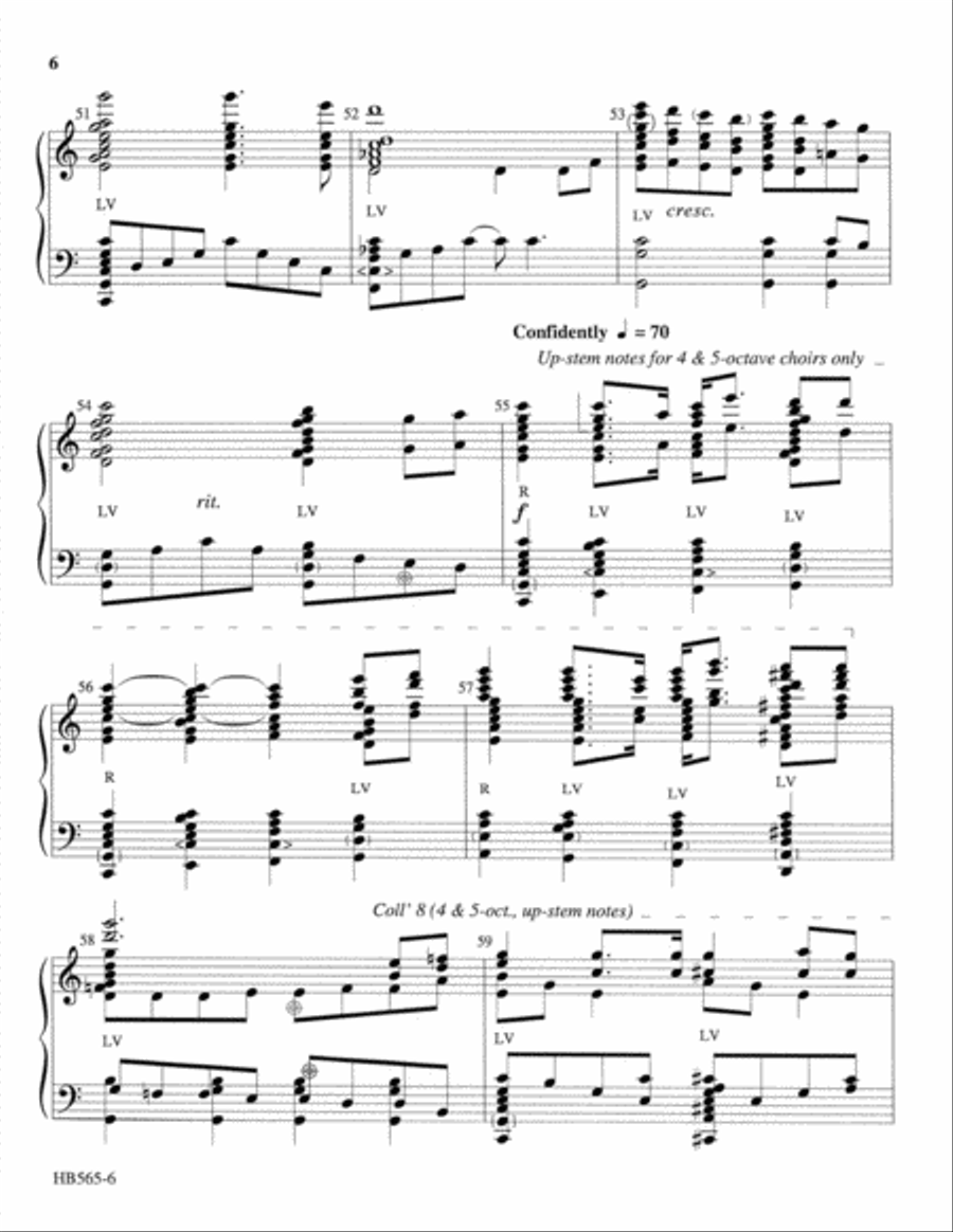 Let Us Break Bread Together - Krug 5-Octaves scores gallery preview page 6