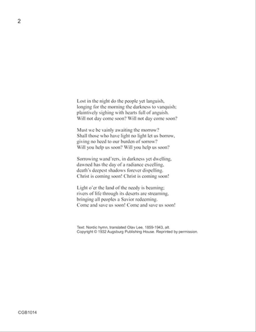 Lost in the Night Handbell Choir scores gallery preview page 3