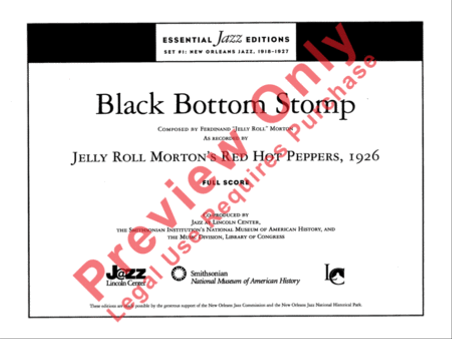Black Bottom Stomp Jazz Ensemble scores gallery preview page 2