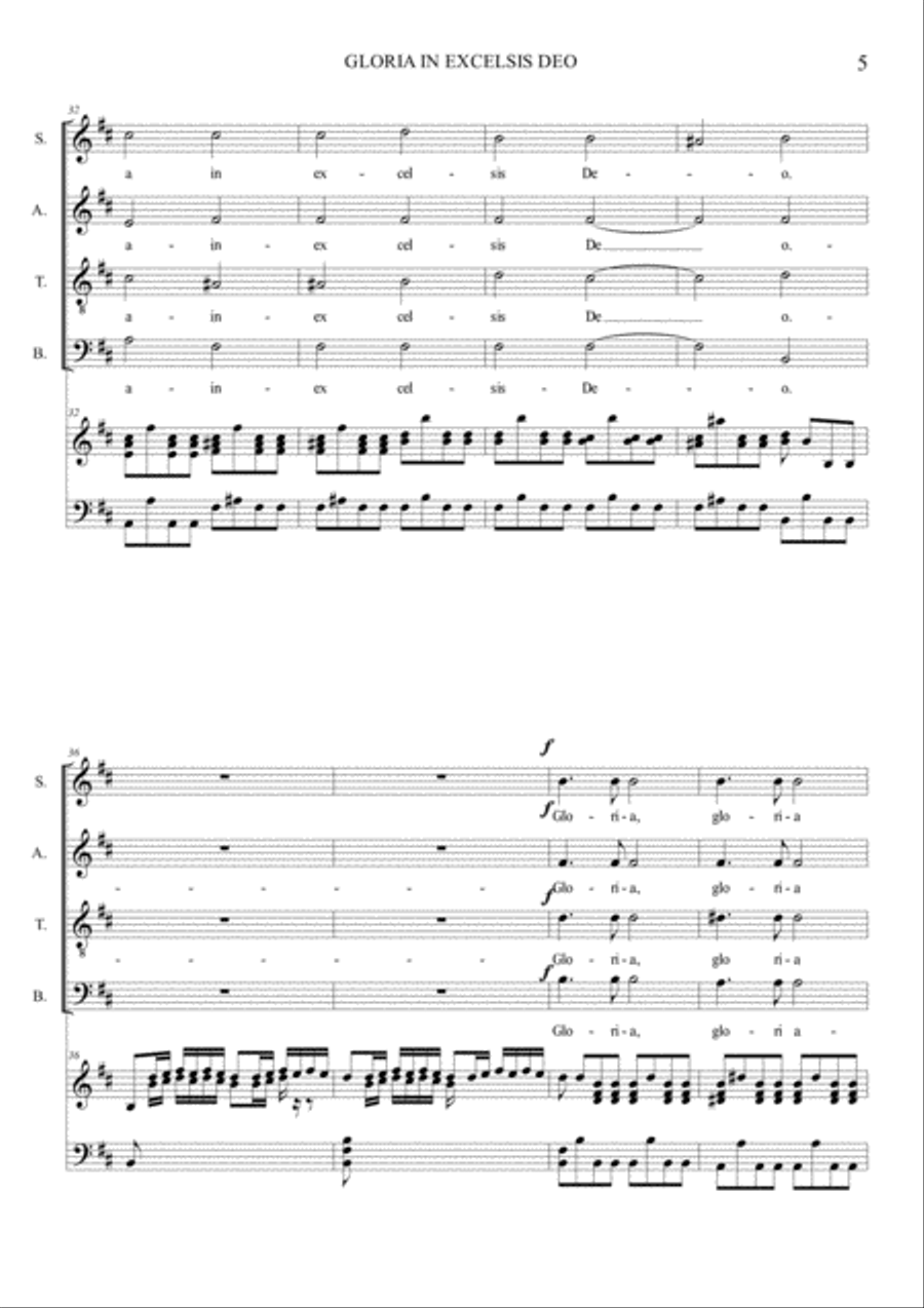 GLORIA IN EXCELSIS DEO - From 