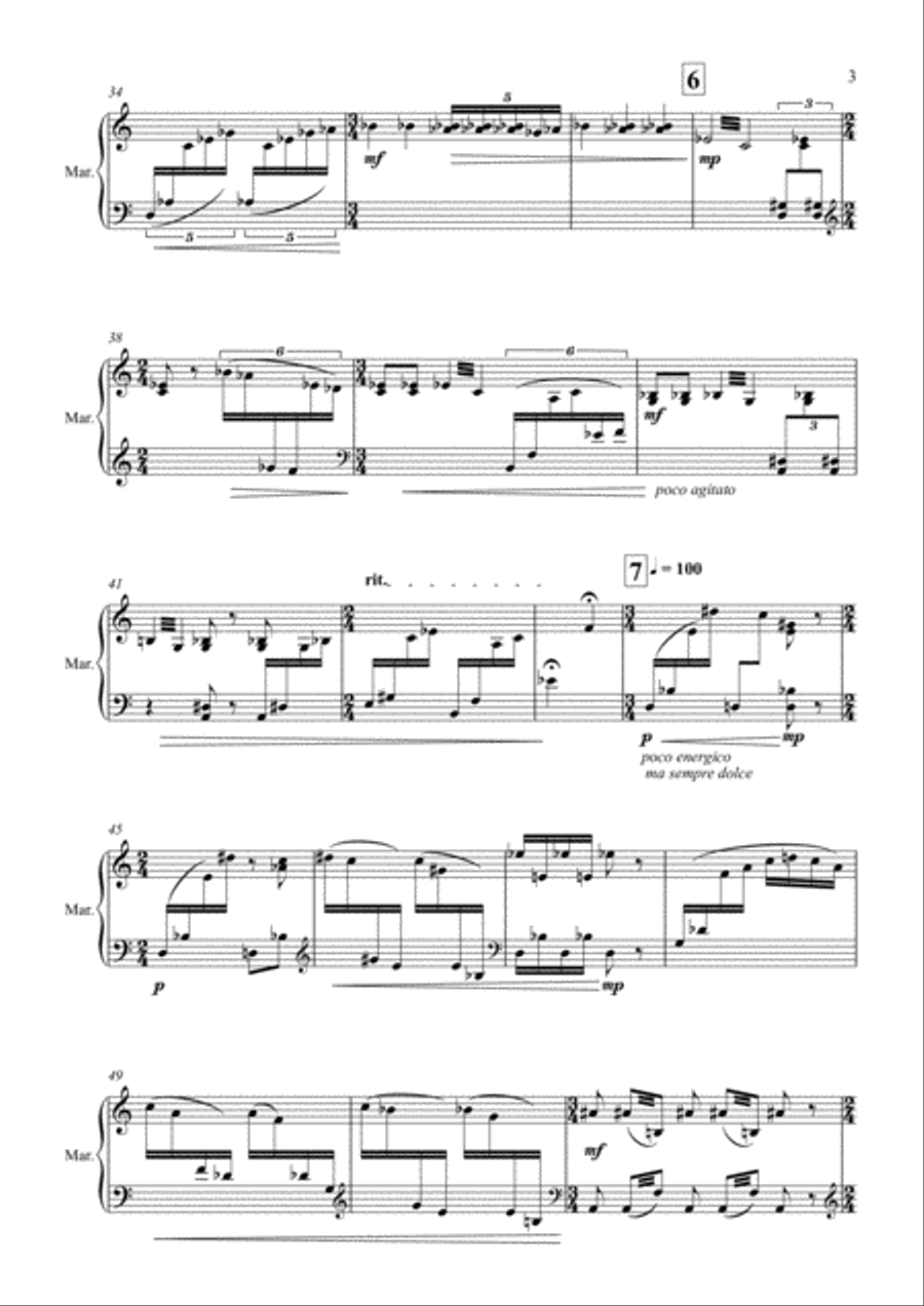 ABD, Particles II Marimba scores gallery preview page 5