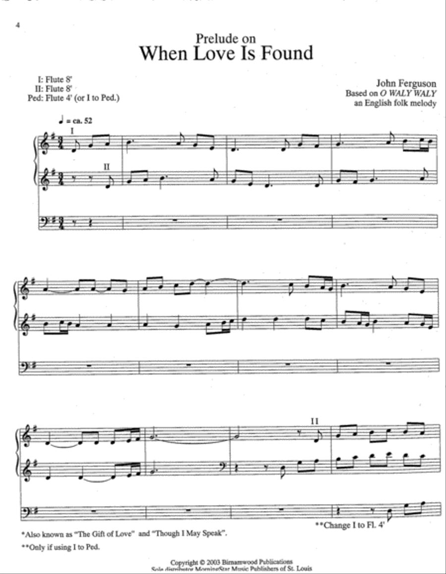 A Wedding Triptych Organ scores gallery preview page 2