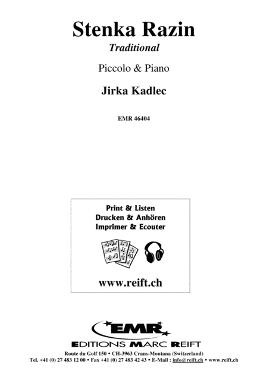 Stenka Razin Piccolo scores gallery preview page 1