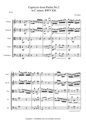 Capriccio from Partita No.2 in C minor, BWV 826