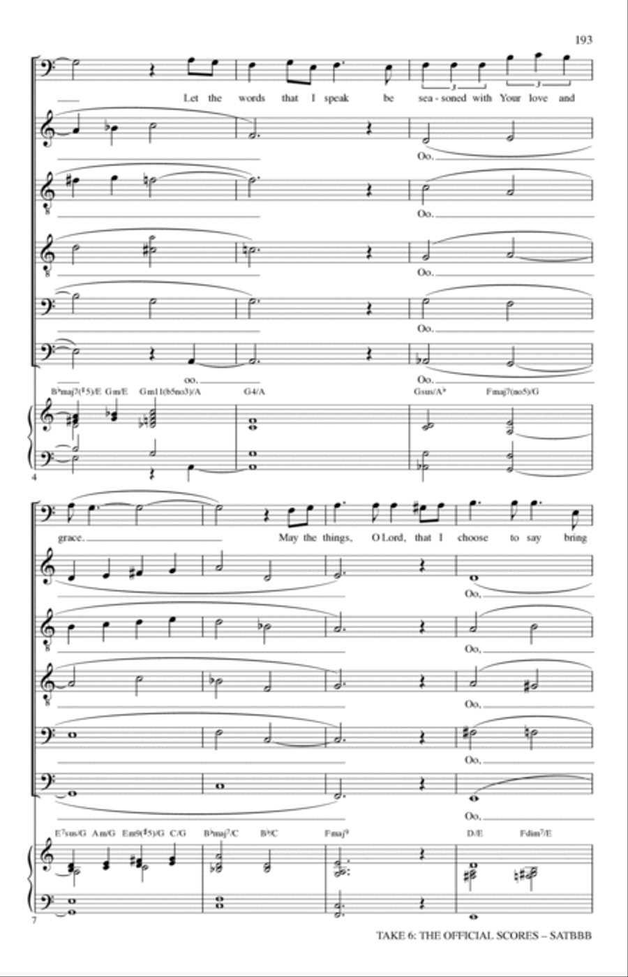 Let The Words Let The Words A Cappella scores gallery preview page 2