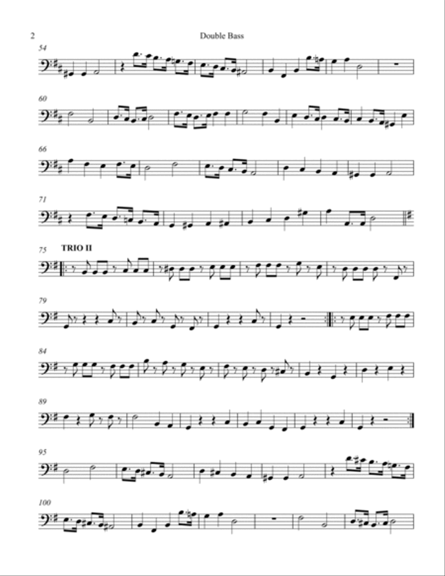 March Op. 108 March Op. 108 String Orchestra scores gallery preview page 2