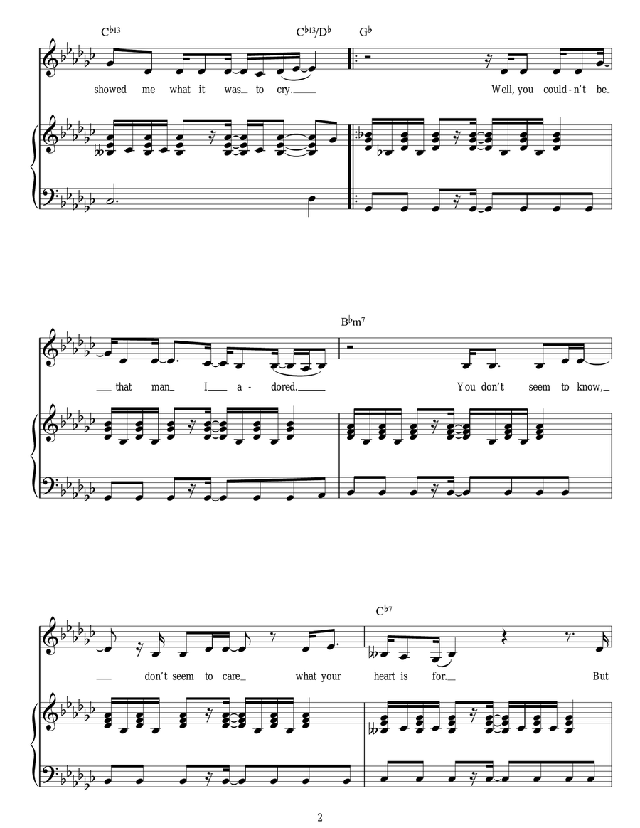 Torn Piano, Vocal scores gallery preview page 2