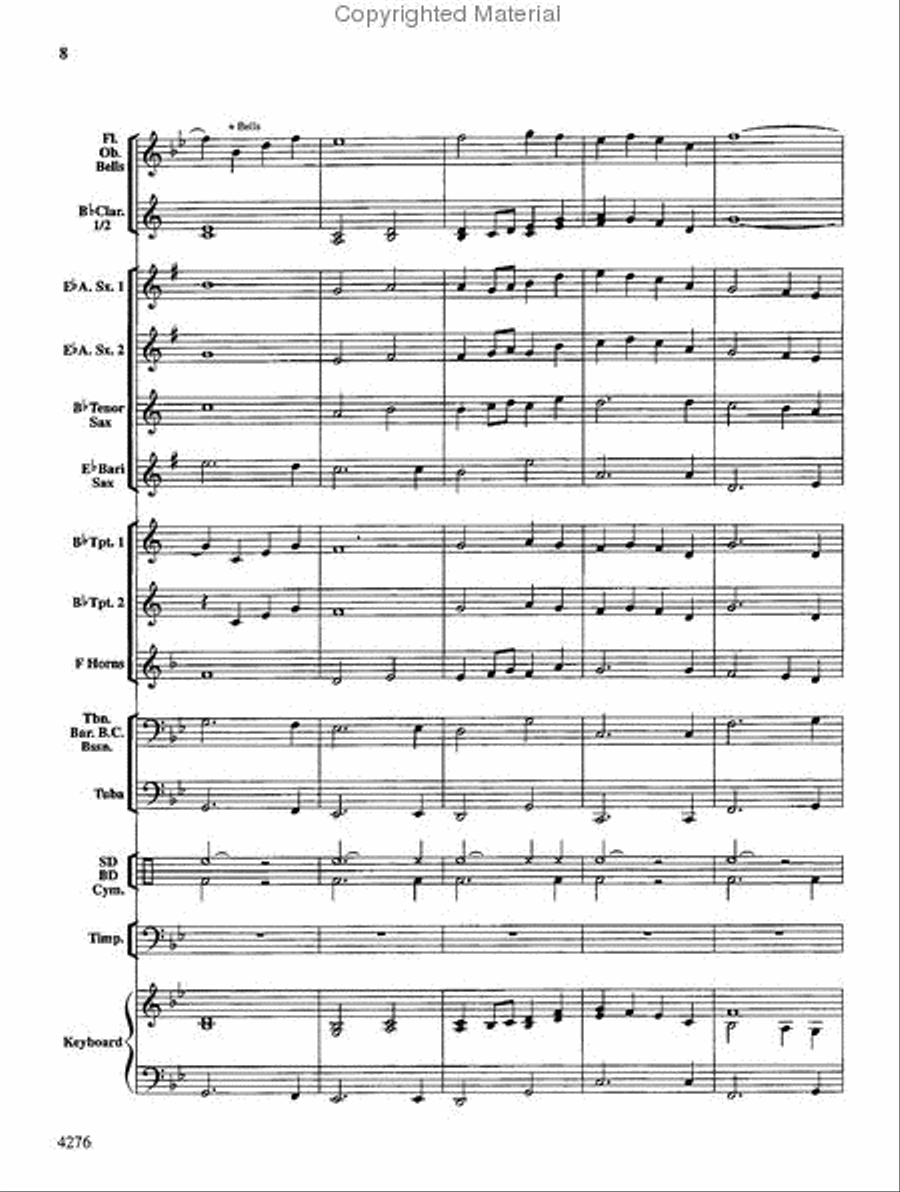 Nottingham Concert Band scores gallery preview page 9