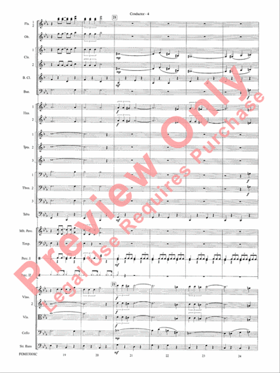 Chicago (from the musical Chicago) Full Orchestra scores gallery preview page 7