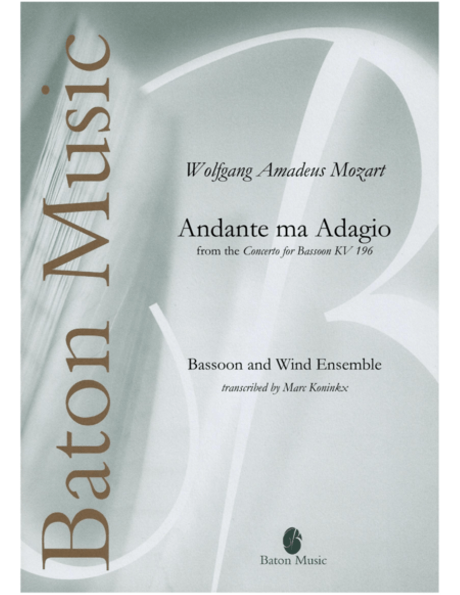 Andante ma Adagio Concert Band scores gallery preview page 1