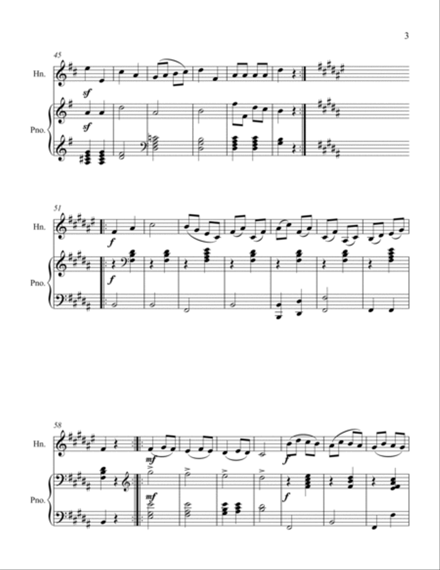 Ecossaises Brass Duet scores gallery preview page 3