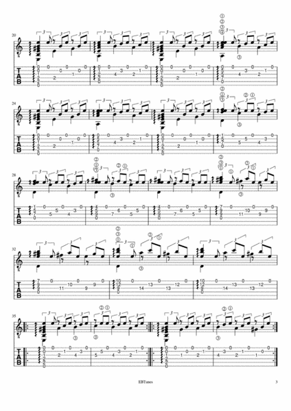 Gypsy Dream Suite Flamenco - Sheet Music + TAB image number null