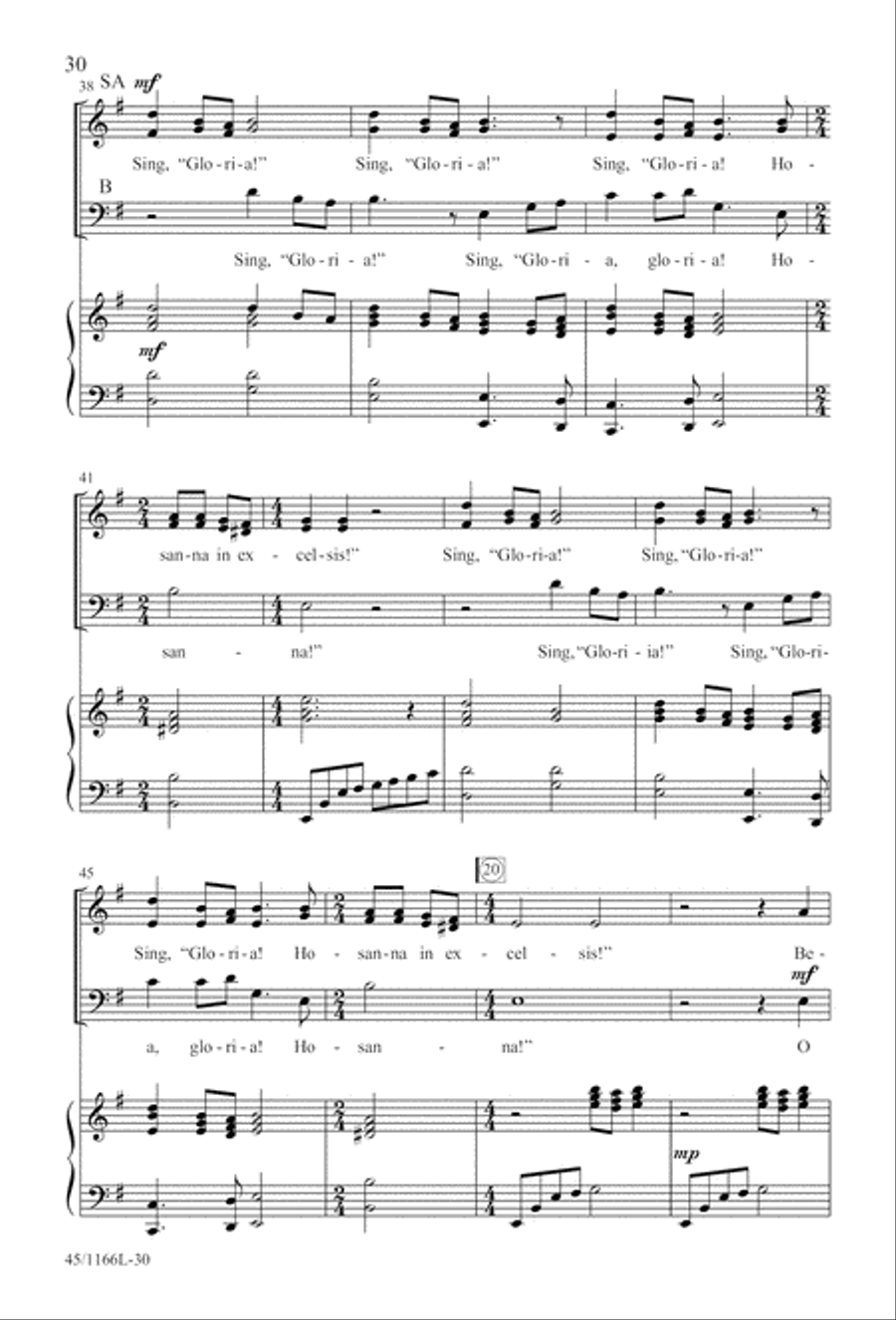 12 Carols for about 12 Singers 3-Part scores gallery preview page 31