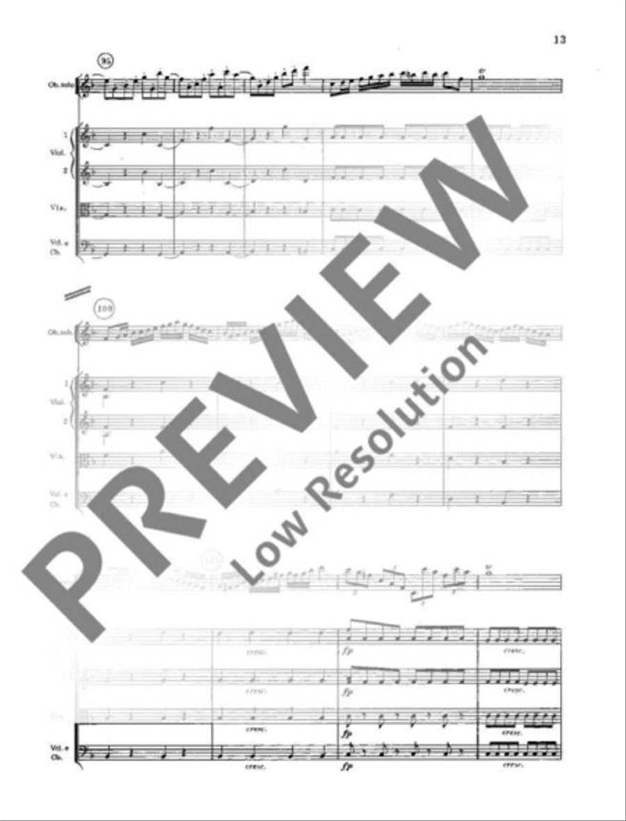 Concerto No. 1 D minor Orchestra scores gallery preview page 14