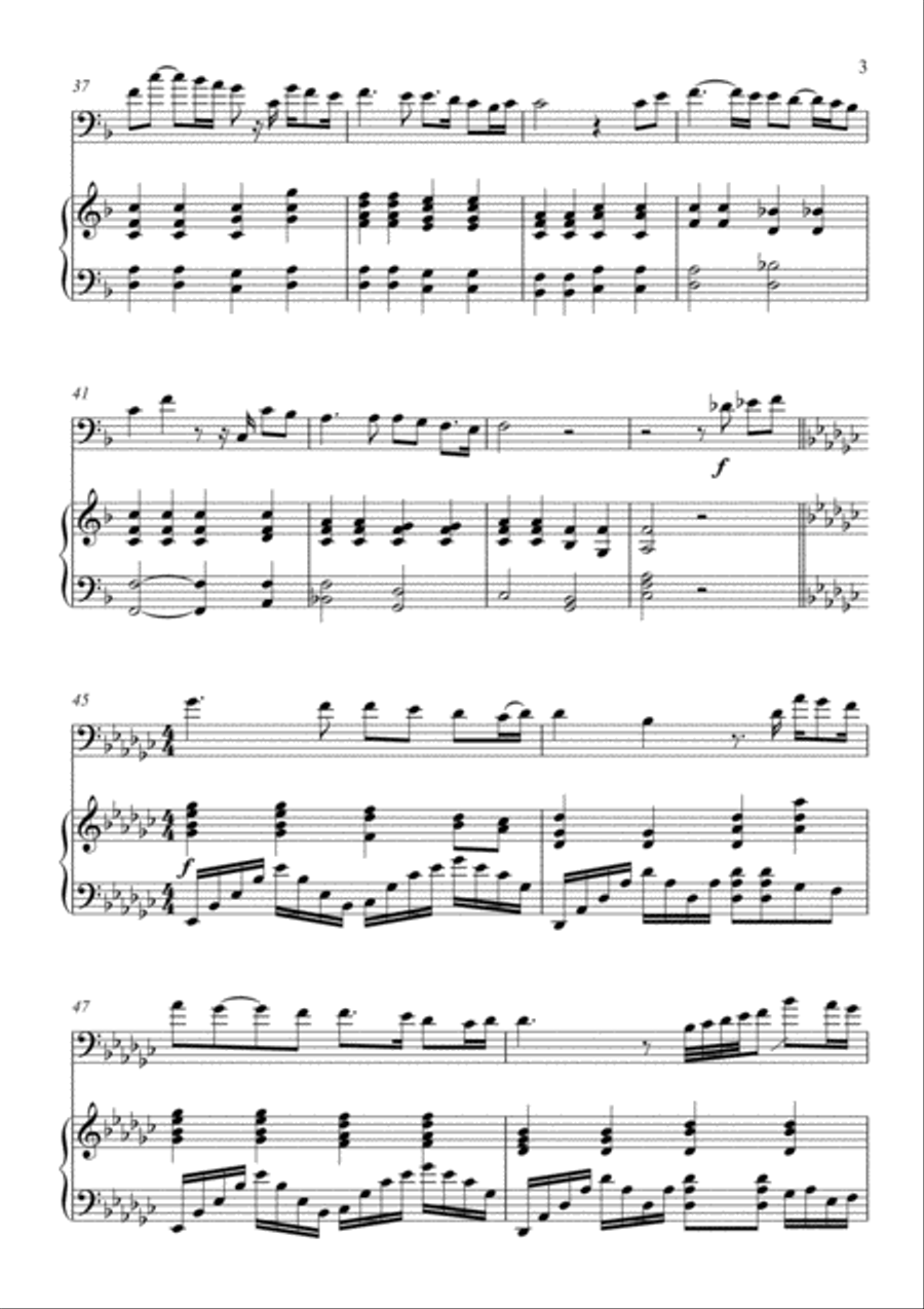 You Raise Me Up Piano scores gallery preview page 3