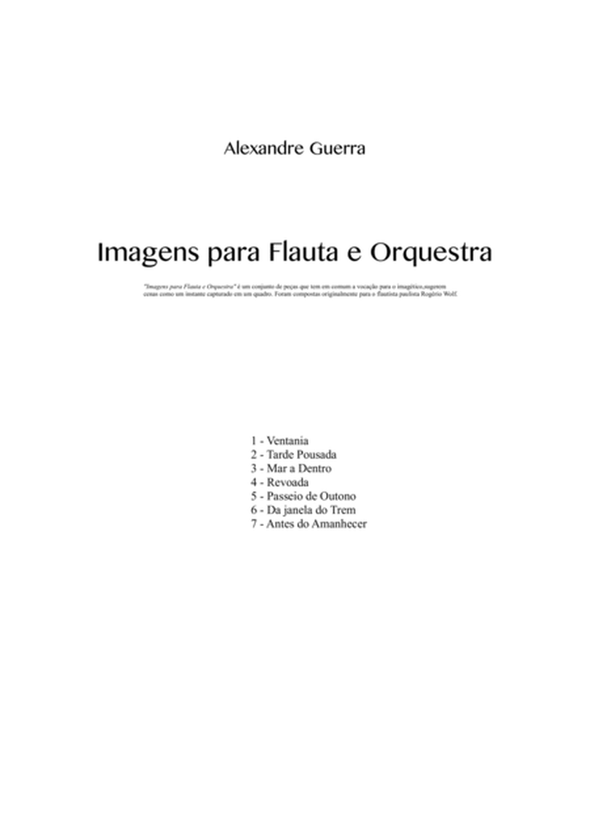Imagens para Flauta e Orquestra - for Solo Flute and Orchestra image number null