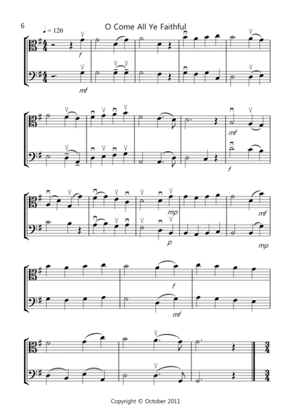 8 Christmas Duets for Viola And Double Bass image number null