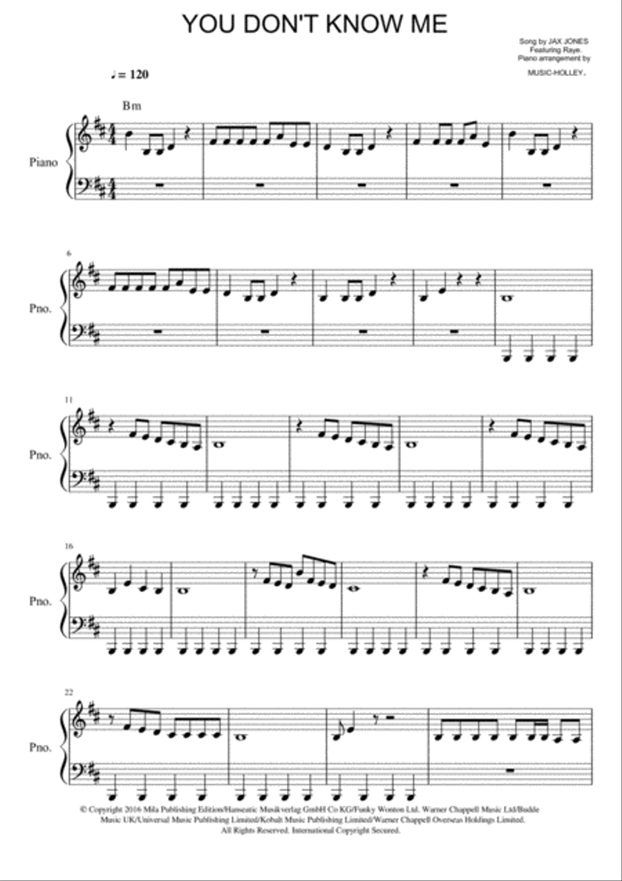 You Don't Know Me String Duet scores gallery preview page 1