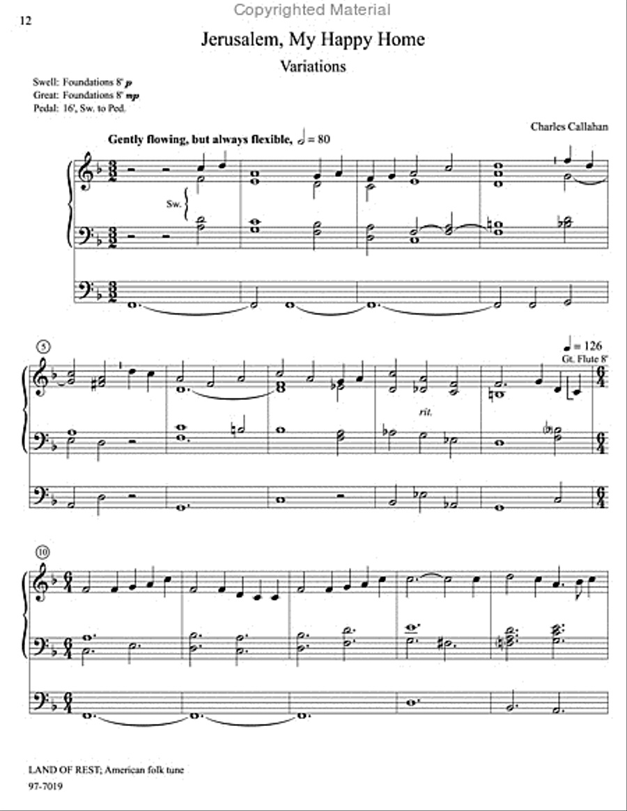 Spirit of America Spirit of America Organ scores gallery preview page 4