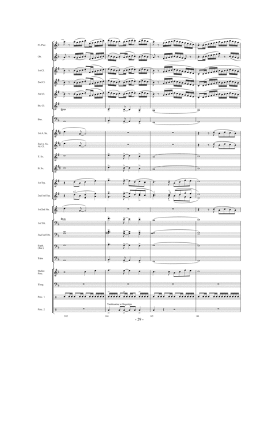 Forever Shining Concert Band scores gallery preview page 28