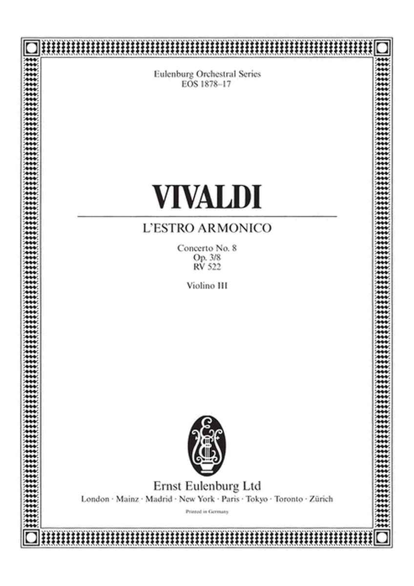 L'Estro Armonico Op. 3/8 RV 522