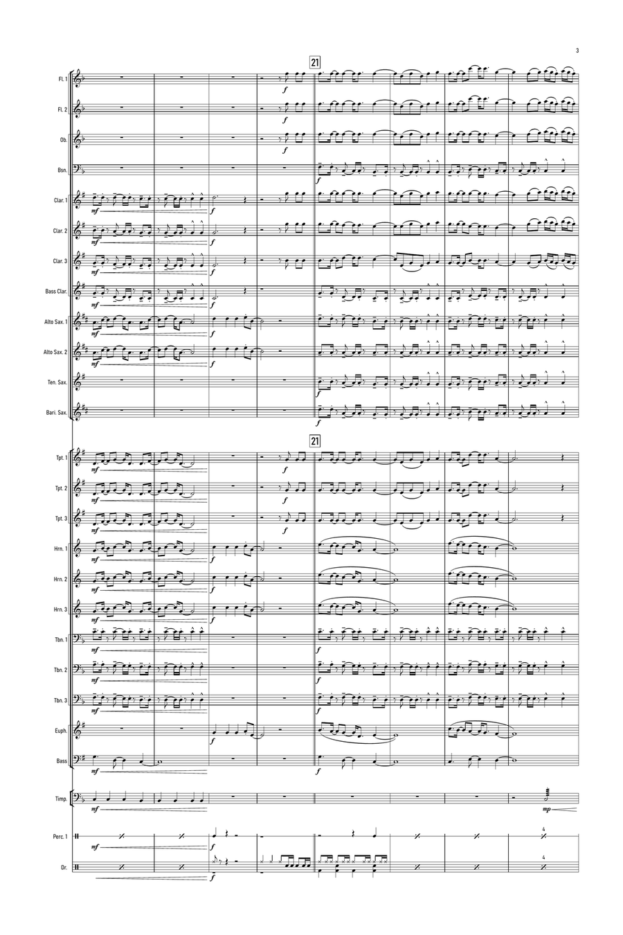 Raise Your Glass Concert Band scores gallery preview page 5