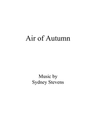 Book cover for Air of Autumn