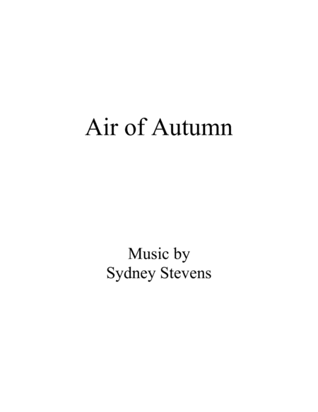 Air of Autumn image number null