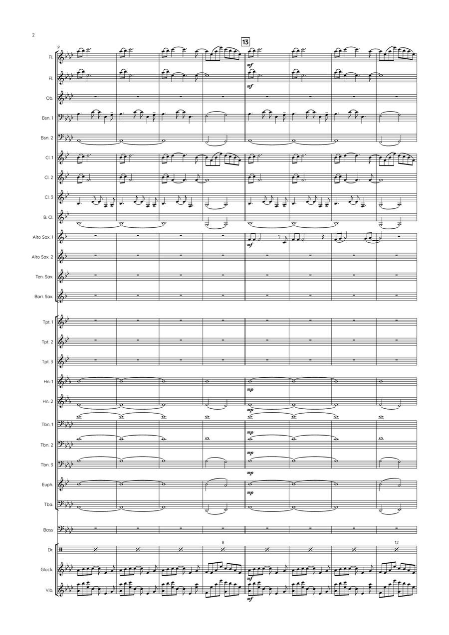 Christmas Lights Concert Band scores gallery preview page 4
