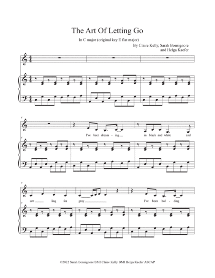 The Art of Letting Go Voice scores gallery preview page 2