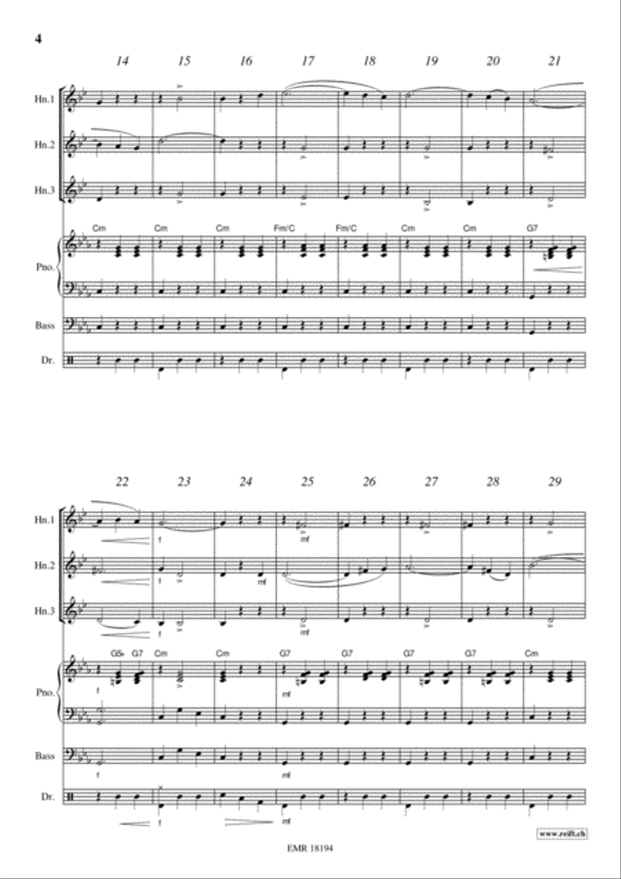 Donauwellen Horn scores gallery preview page 4