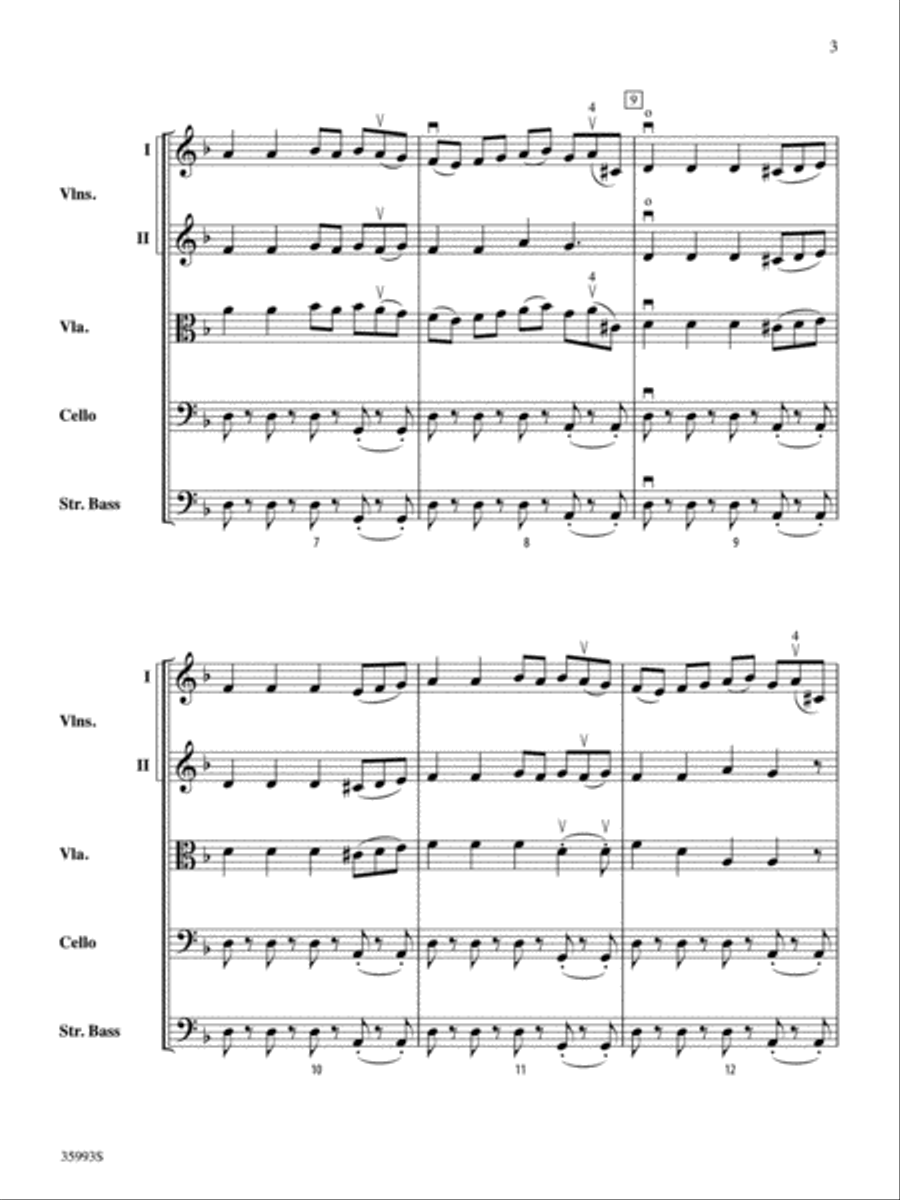 Chukum, Chukum, Chukum Chukum, Chukum, Chukum String Orchestra scores gallery preview page 3