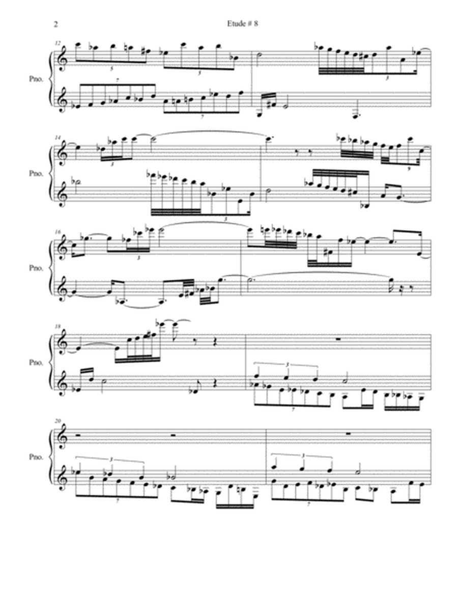 Etude #8 For Piano image number null