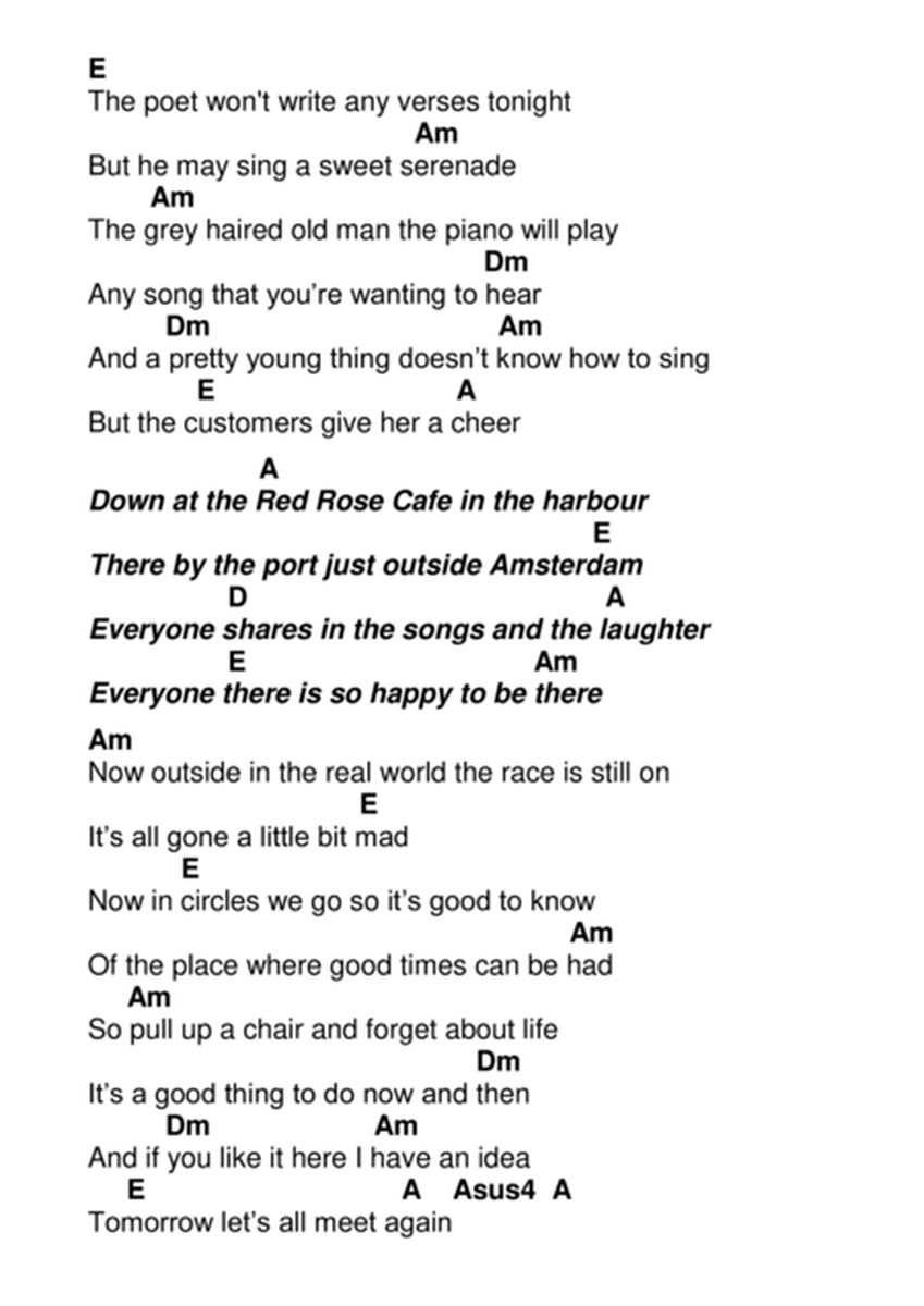 The Red Rose Cafe