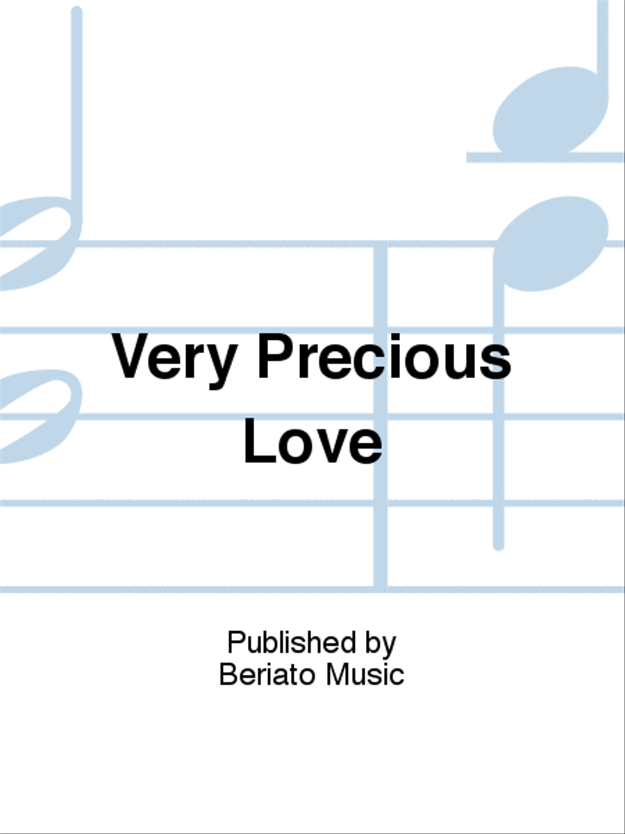 Very Precious Love Very Precious Love Piano, Vocal, Guitar scores gallery preview page 1