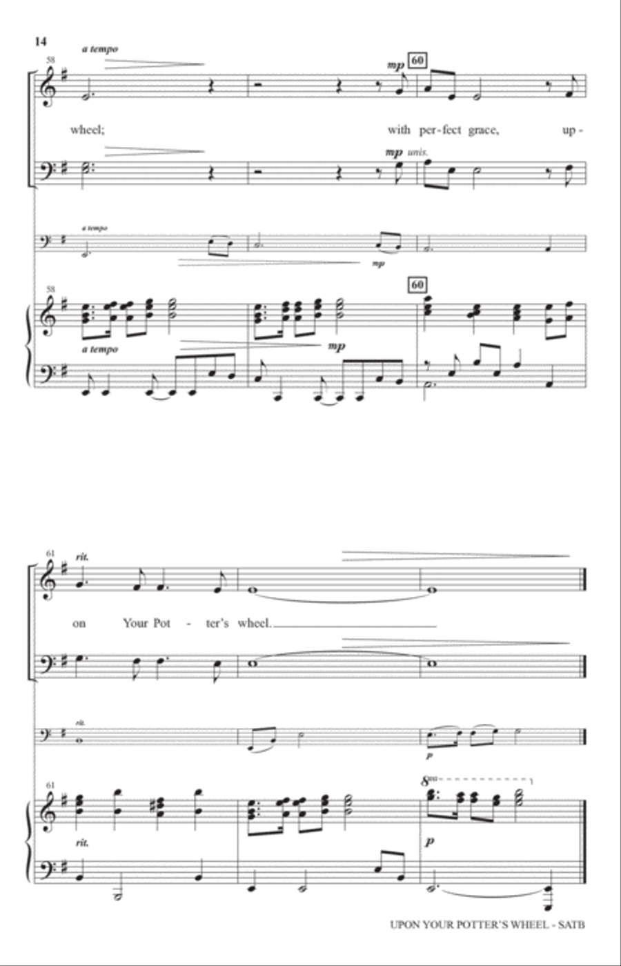 Upon Your Potter's Wheel Upon Your Potter's Wheel 4-Part scores gallery preview page 13