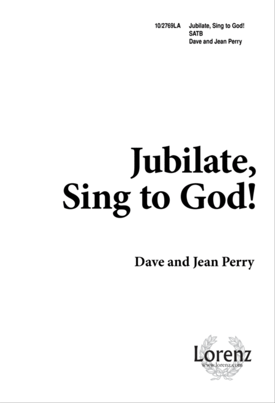 Jubilate, Sing to God 4-Part scores gallery preview page 1