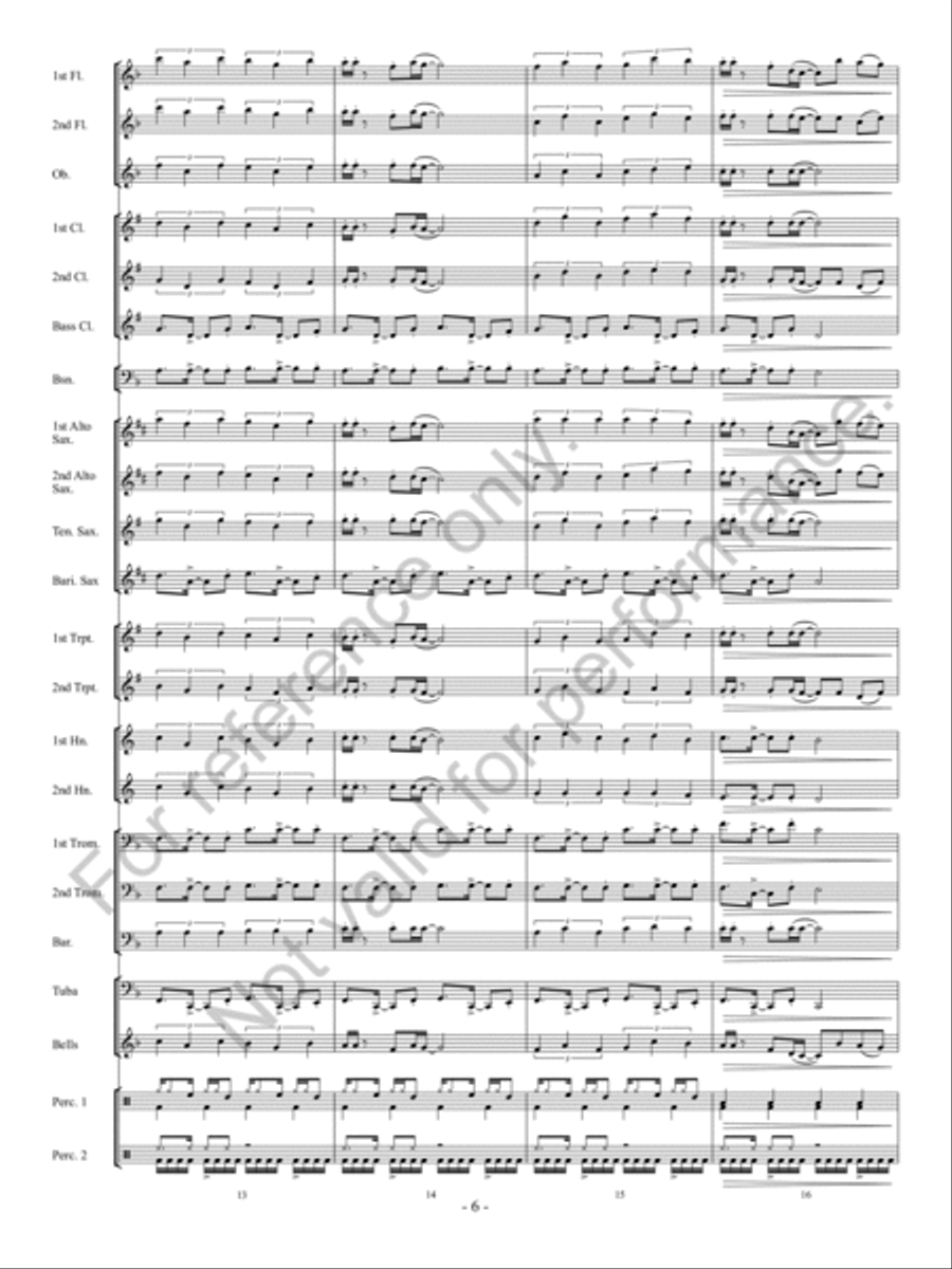 Partay! Partay! Concert Band scores gallery preview page 7