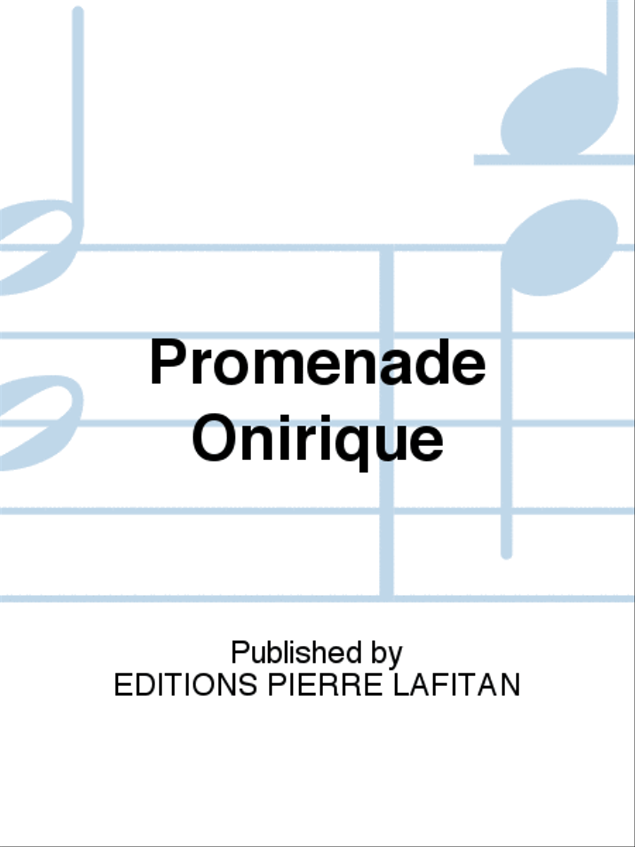 Promenade Onirique Alto Saxophone scores gallery preview page 1