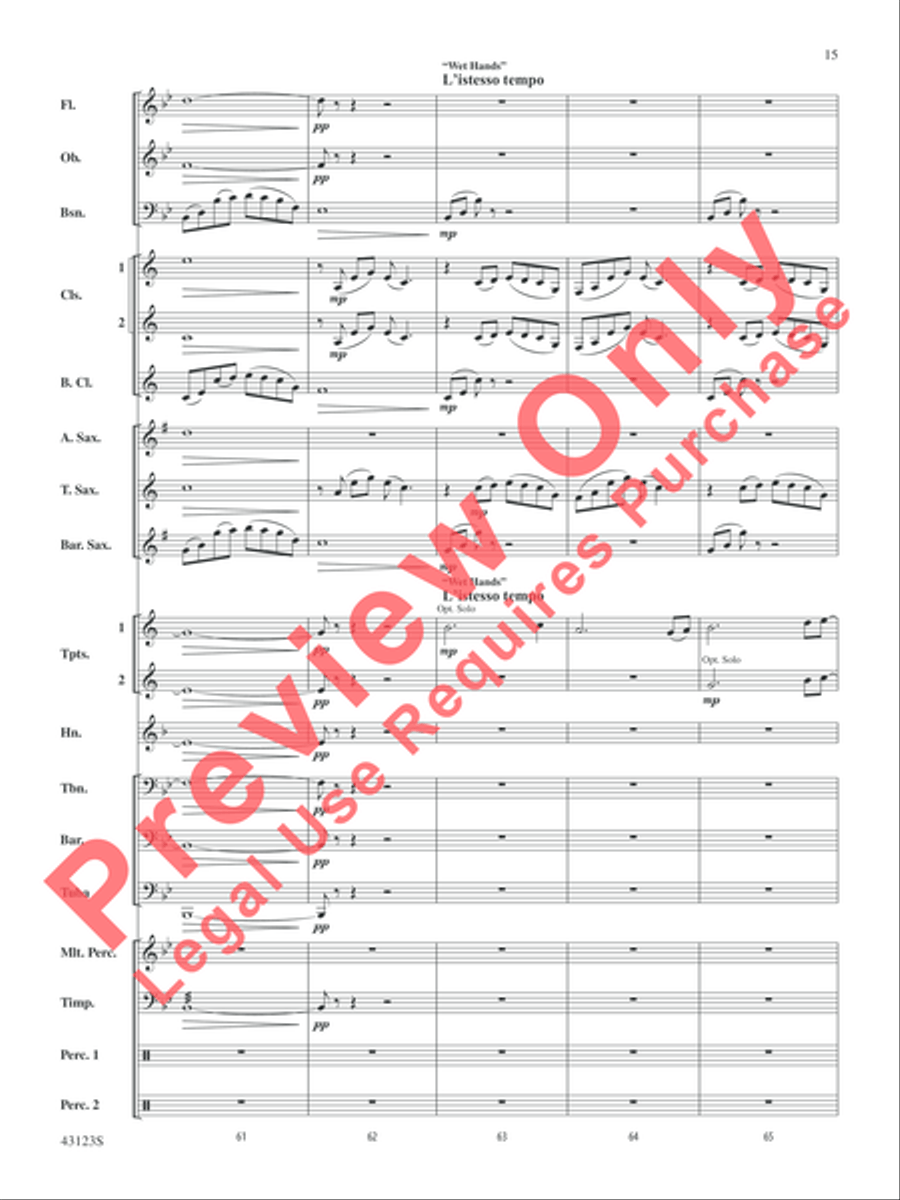 Minecraft Minecraft Concert Band scores gallery preview page 15