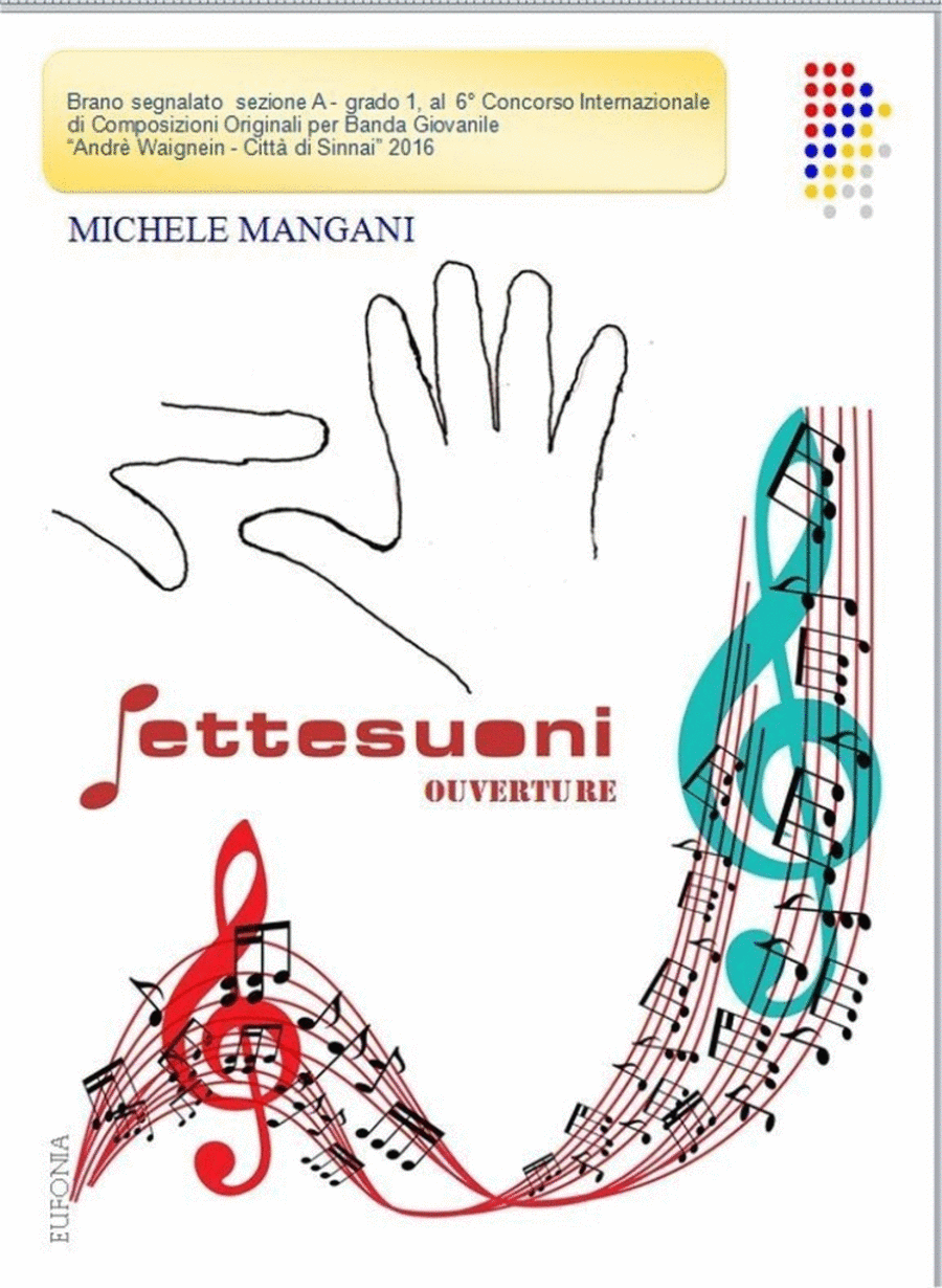 Settesuoni Ouverture Settesuoni Ouverture Brass Band scores gallery preview page 1