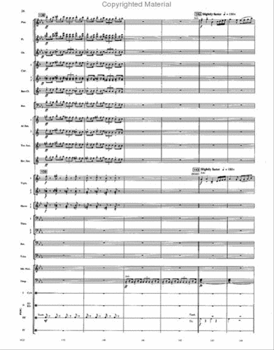 When Angels Weep Concert Band scores gallery preview page 25