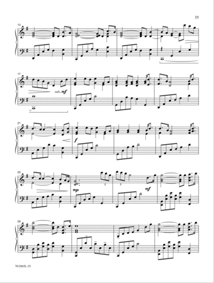 Lord of All Creation Piano Solo scores gallery preview page 18