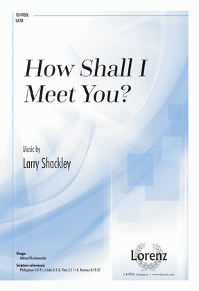 Book cover for How Shall I Meet You?