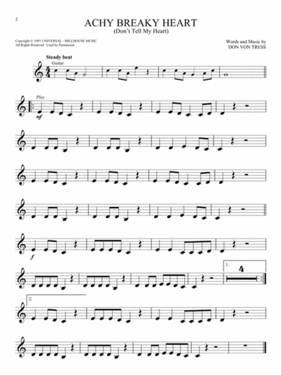 Pop Favorites - 10 Fun Hits Trumpet Solo scores gallery preview page 3